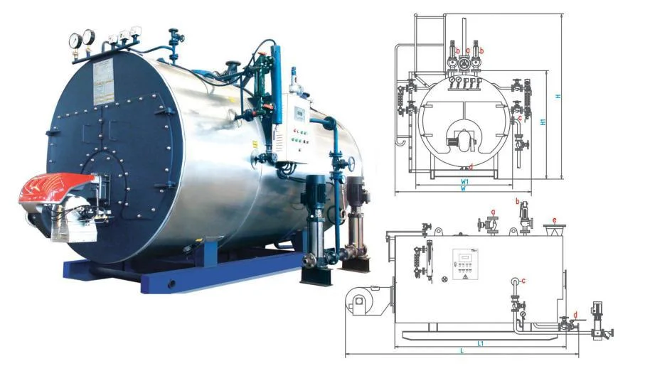 Cold Weather Gas Boiler Heating System for Greenhouse